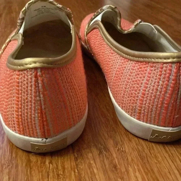 Jack Roger’s coral and gold slip on lightweight sneakers size 9 - Picture 4 of 7